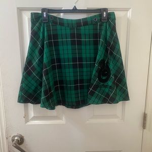 Harry Potter Slytherin Skirt Plaid Hot Topic
